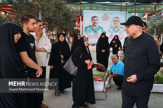 حضور محمدباقر قالیباف بر مزار شهدای تهاجم رژیم صهیونیستی 10