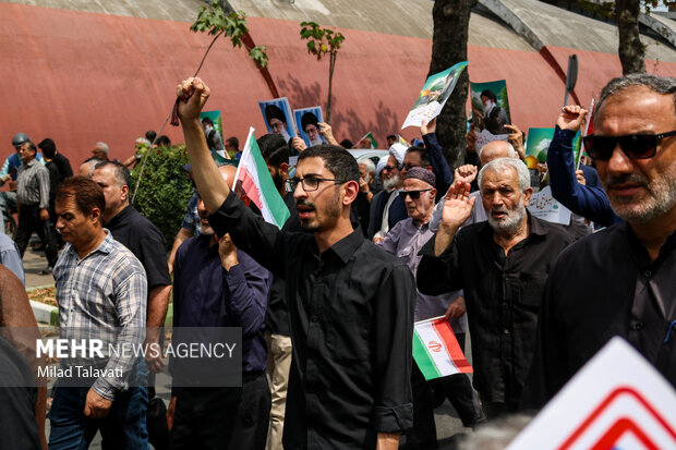 راهپیمایی «جمعه خشم و نصر» در رشت