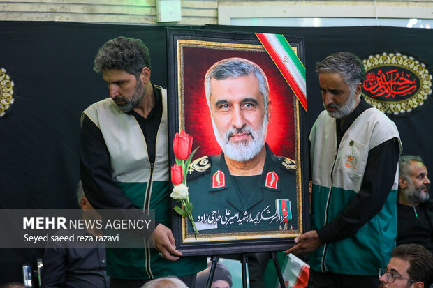 مراسم گرامیداشت شهادت سردار سرلشکر پاسدار «امیرعلی حاجی‌زاده»