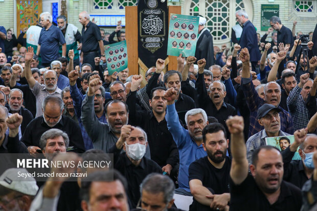 مراسم گرامیداشت شهادت سردار سرلشکر پاسدار «امیرعلی حاجی‌زاده»