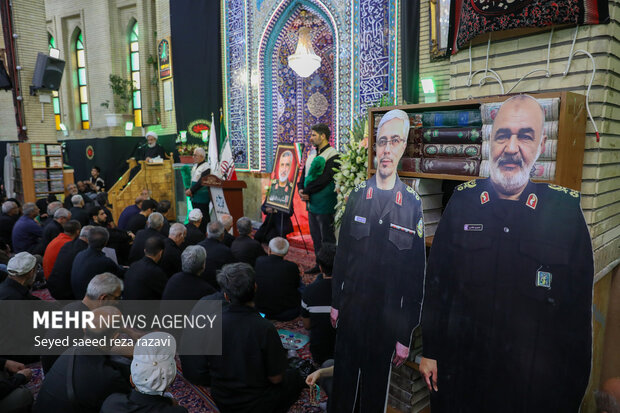 مراسم گرامیداشت شهادت سردار سرلشکر پاسدار «امیرعلی حاجی‌زاده»