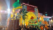 مراسم کاروان علمبران در آستانه اشرفیه