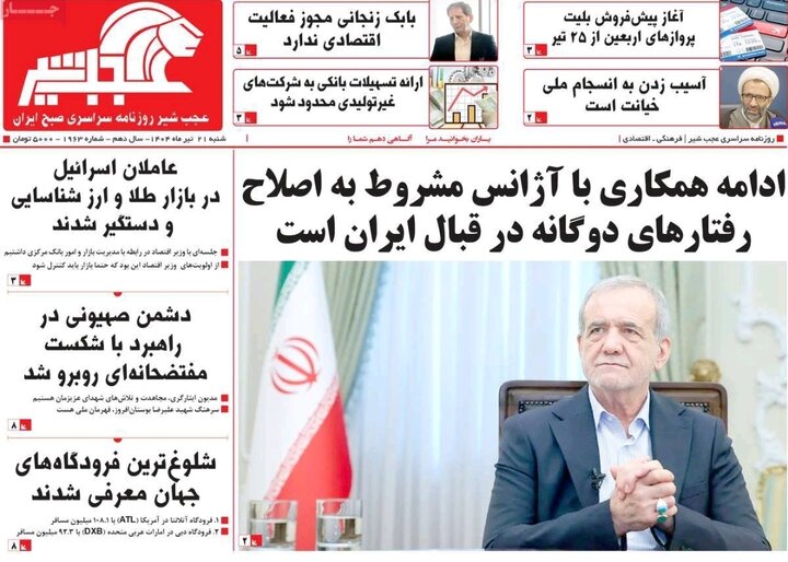 روزنامه های آذربایجان‌شرقی