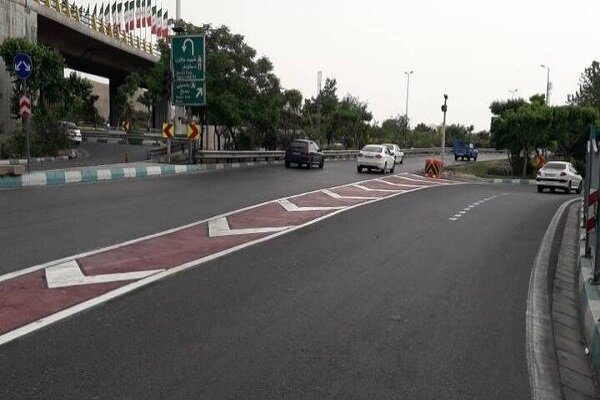اصلاح هندسی تقاطع بزرگراه‌های باقری و یاسینی در تهران