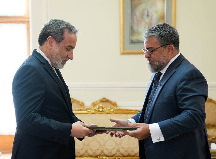 سفیر جدید برزیل استوارنامه خود را تقدیم عراقچی کرد