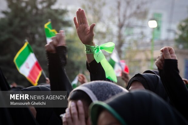 تجدید میثاق بانوان شهرستان شاهرود با ولایت
لشکر زینبیون