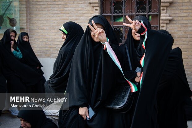 تجدید میثاق بانوان شهرستان شاهرود با ولایت
لشکر زینبیون