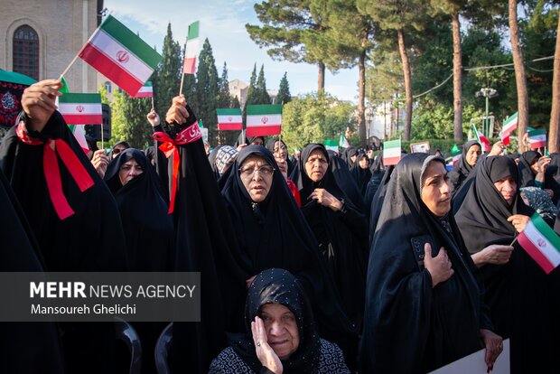 تجدید میثاق بانوان شهرستان شاهرود با ولایت
لشکر زینبیون