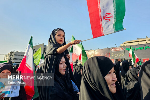 راهپیمایی «اقتدار ملی، غیرت دینی» در مشهد