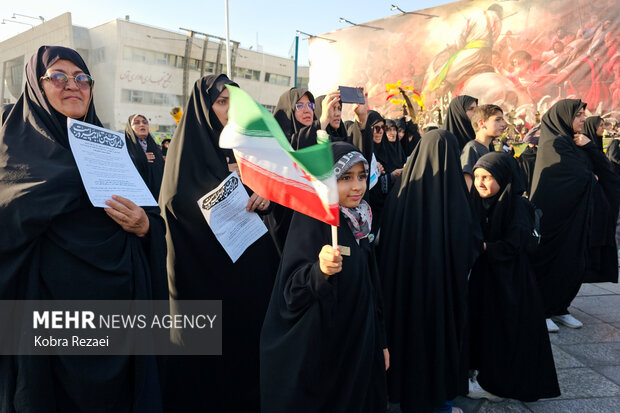 راهپیمایی «اقتدار ملی، غیرت دینی» در مشهد