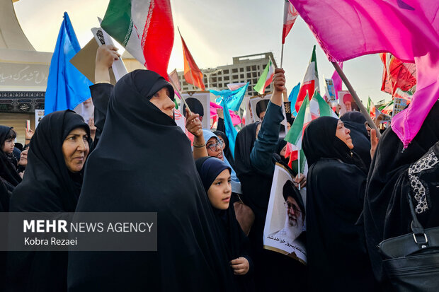 راهپیمایی «اقتدار ملی، غیرت دینی» در مشهد