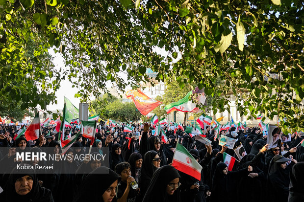 راهپیمایی «اقتدار ملی، غیرت دینی» در مشهد