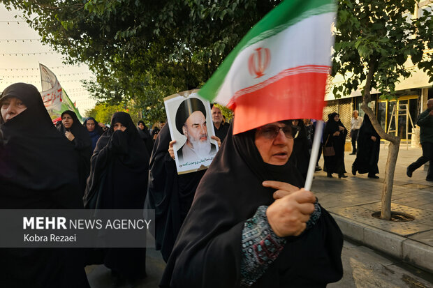 راهپیمایی «اقتدار ملی، غیرت دینی» در مشهد