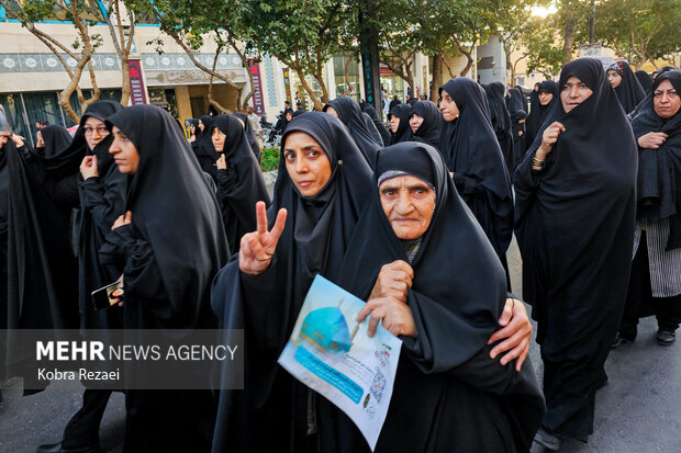 راهپیمایی «اقتدار ملی، غیرت دینی» در مشهد