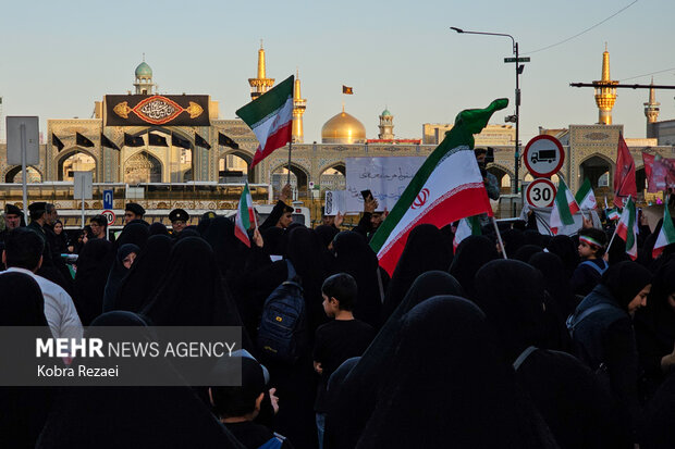 راهپیمایی «اقتدار ملی، غیرت دینی» در مشهد