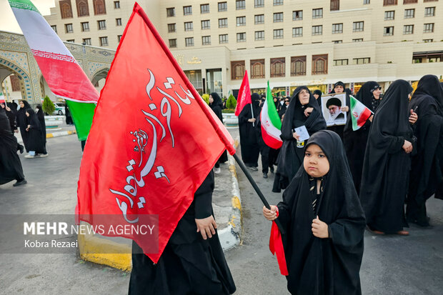 راهپیمایی «اقتدار ملی، غیرت دینی» در مشهد