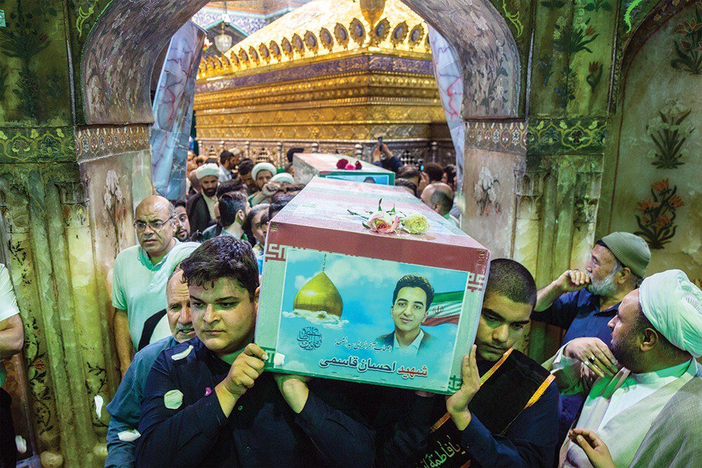 'I gave up my son, will give up my wealth too. Build missiles to hit the heart of Tel Aviv'