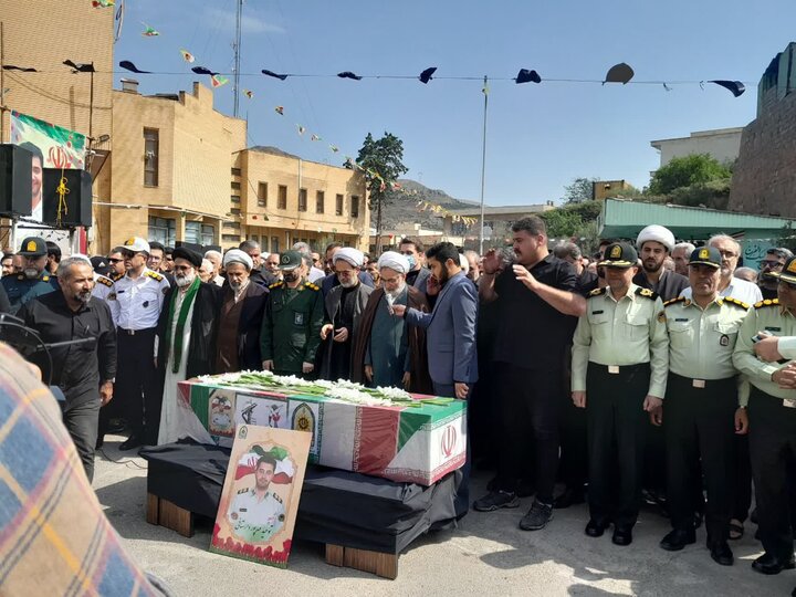 پیکر شهید مهرپور دارستانی در زادگاهش آرام گرفت