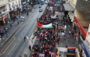 Huge rallies take place in Argentina in support for Palestine