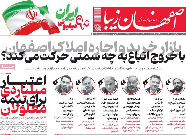روزنامه‌های اصفهان
