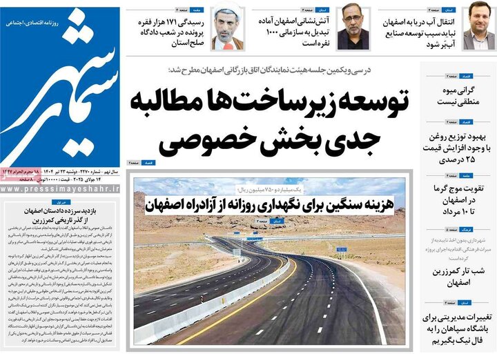 روزنامه‌های اصفهان