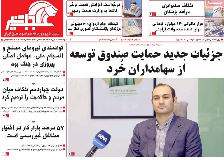 روزنامه های آذربایجان‌شرقی