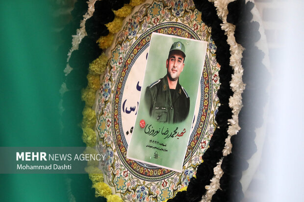 مراسم بزرگداشت شهدای اقتدار فراجا در اردبیل