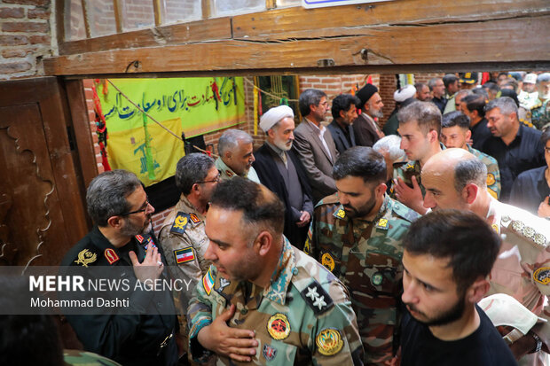 مراسم بزرگداشت شهدای اقتدار فراجا در اردبیل