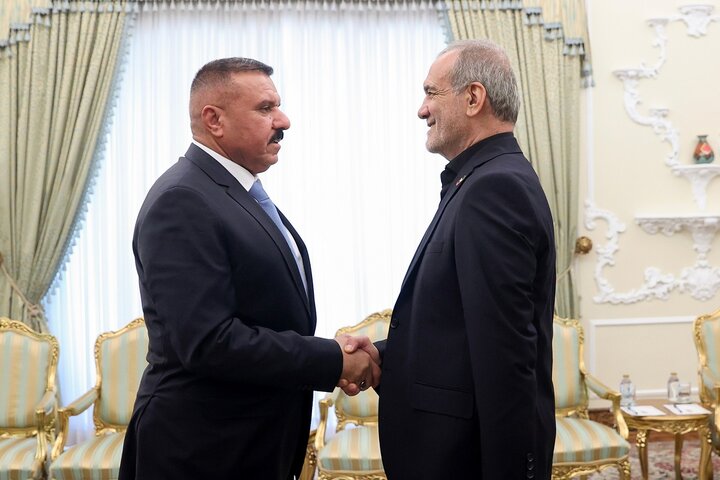 وزیر کشور عراق با پزشکیان دیدار کرد