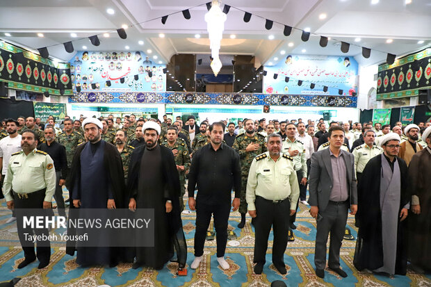 گرامیداشت شهدای اقتدار و امنیت فراجا در همدان