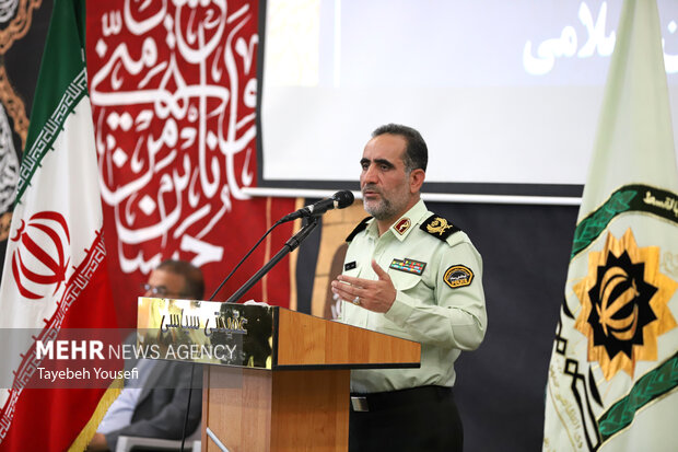 گرامیداشت شهدای اقتدار و امنیت فراجا در همدان