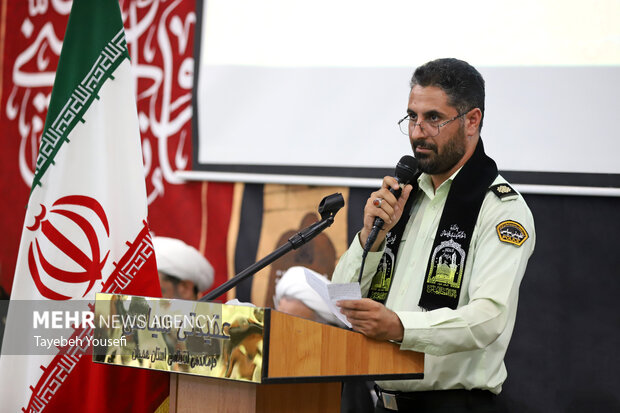 گرامیداشت شهدای اقتدار و امنیت فراجا در همدان