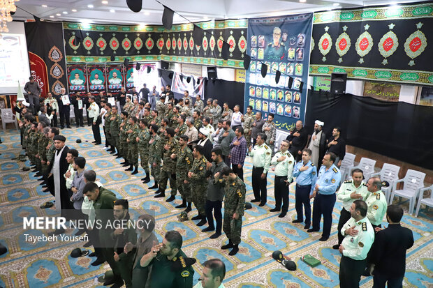 گرامیداشت شهدای اقتدار و امنیت فراجا در همدان