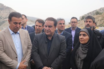 بازدید وزیر راه و شهرسازی از تونل دوم آزادی ایلام