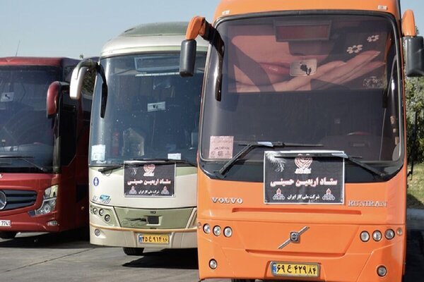 خدمترسانی ناوگان حملونقل به زائران اربعین چهارمحالوبختیاری