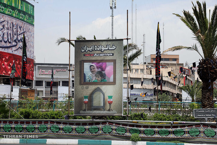 Tehran honors martyrs of Israeli airstrikes with citywide billboards