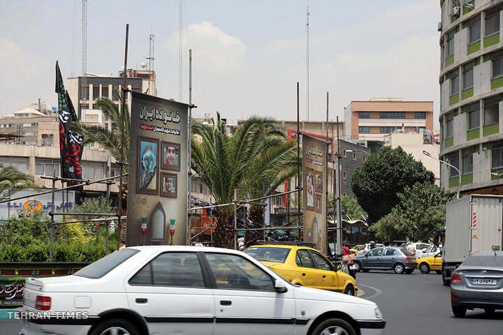 Tehran honors martyrs of Israeli airstrikes with citywide billboards