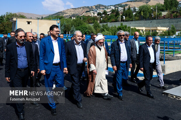 افتتاح تصفیه خانه فاضلاب و بازدید از سد لتیان 2