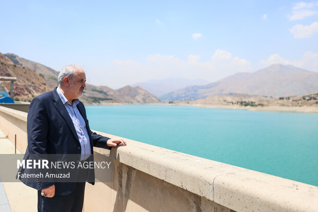 افتتاح تصفیه خانه فاضلاب و بازدید از سد لتیان 30
