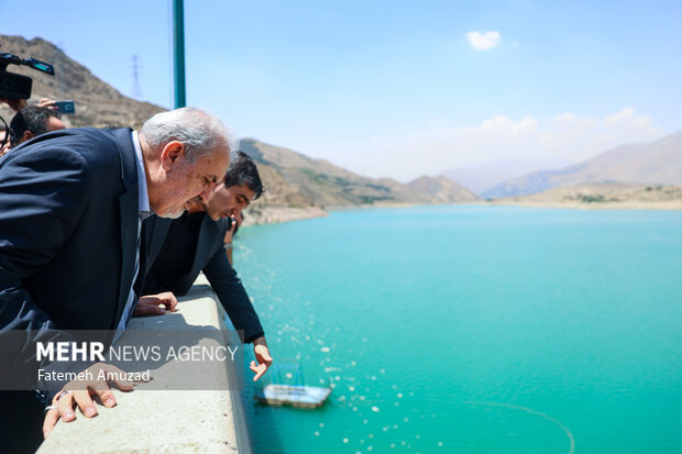 افتتاح تصفیه خانه فاضلاب و بازدید از سد لتیان 31