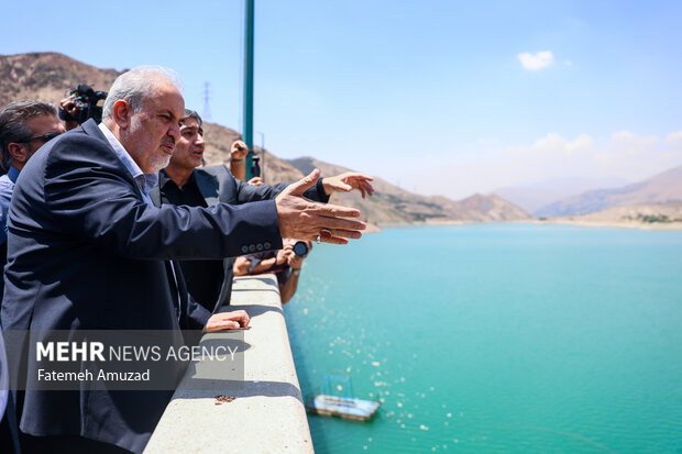 افتتاح تصفیه خانه فاضلاب و بازدید از سد لتیان 27