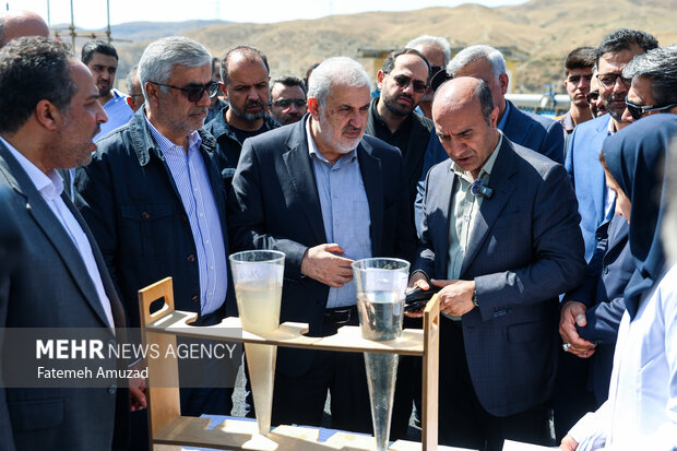 افتتاح تصفیه خانه فاضلاب و بازدید از سد لتیان 14