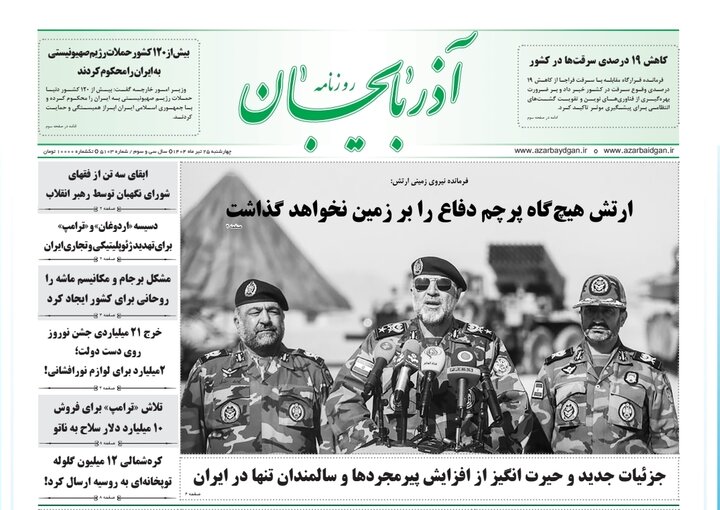 روزنامه های آذربایجان‌شرقی