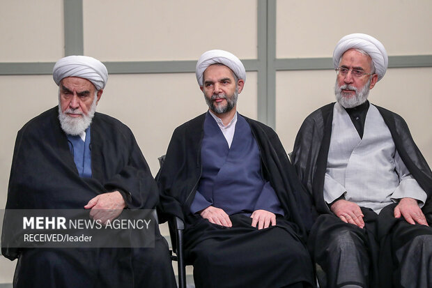 دیدار مسئولان قوه قضائیه با رهبر معظم انقلاب اسلامی 3