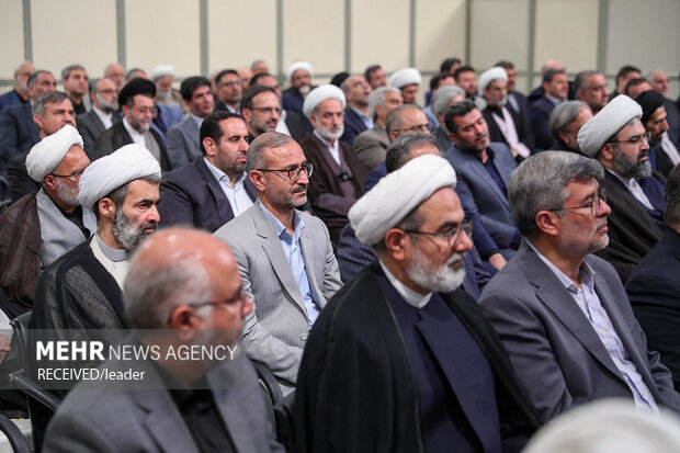 دیدار مسئولان قوه قضائیه با رهبر معظم انقلاب اسلامی 7