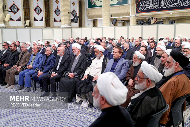 دیدار مسئولان قوه قضائیه با رهبر معظم انقلاب اسلامی 14