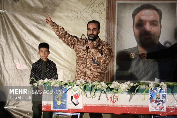 آئین بدرقه پیکر شهید «سید حسن حسینی نژاد» در مشهد