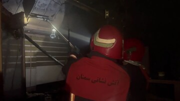مهار حریق طلافروشی در بازار سمنان؛ حادثه خسارت جانی نداشت