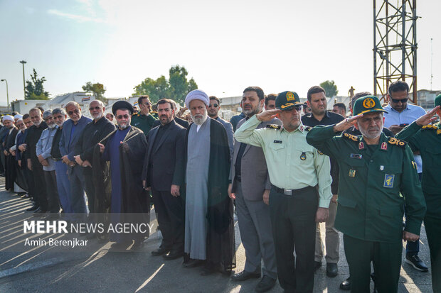 استقبال از پیکر سردار شهید غیب پرور
