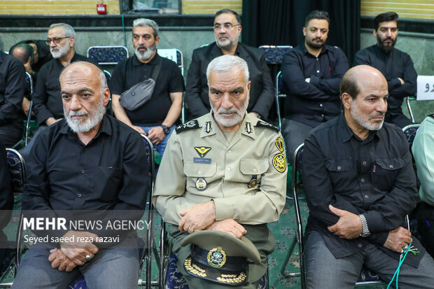 مراسم گرامیداشت سرلشکر شهید «غلامرضا محرابی» و سرلشکر شهید «مهدی ربانی»